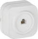 Миниатюра изображения товара Розетка IEK Glory ETH10-K01M (белый матовый)