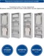 Миниатюра изображения товара Шкаф Горизонт Мебель Бонн 760 (белый)