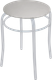 Миниатюра изображения товара Табурет Ника 2 / ТПР2/СС (светло-серый/матовый серый)