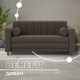Миниатюра изображения товара Диван Лига Диванов Benifit / 130999 (рогожка амур 05 коричневый)