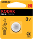 Миниатюра изображения товара Батарейка Kodak MAX Lithium CR1632-1BL / Б0077241