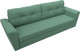 Миниатюра изображения товара Диван Лига Диванов Амстердам Лайт / 121136 (рогожка амур зеленый)