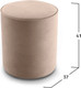 Миниатюра изображения товара Пуф Mio Tesoro 132 (бежевый Velutto 05)