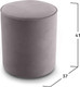 Миниатюра изображения товара Пуф Mio Tesoro 132 (серый Velutto 08)