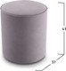 Миниатюра изображения товара Пуф Mio Tesoro 132 (светло-сиреневый Velutto 09)
