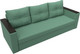 Миниатюра изображения товара Диван Лига Диванов Атланта без стола / 126170 (рогожка амур зеленый)