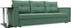 Миниатюра изображения товара Диван Лига Диванов Атланта со столом слева / 126160L (рогожка амур зеленый)