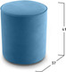 Миниатюра изображения товара Пуф Mio Tesoro 132 (синий Velutto 47)