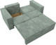 Миниатюра изображения товара Диван Лига Диванов Куба мини / 126594 (велюр Brut 08 зеленый)