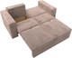 Миниатюра изображения товара Диван Лига Диванов Куба мини / 126603 (велюр Tower 05 бежевый)