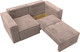 Миниатюра изображения товара Диван Лига Диванов Куба мини / 126603 (велюр Tower 05 бежевый)