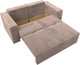 Миниатюра изображения товара Диван Лига Диванов Куба мини / 126603 (велюр Tower 05 бежевый)
