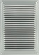 Миниатюра изображения товара Решетка вентиляционная Нора-М 160x230 с сеткой / 3141 (хром)