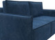 Миниатюра изображения товара Диван Лига Диванов Либерти мини / 126652 (велюр Brut 11 синий)