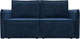 Миниатюра изображения товара Диван Лига Диванов Либерти мини / 126652 (велюр Brut 11 синий)
