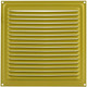 Миниатюра изображения товара Решетка вентиляционная Нора-М 175x175 с сеткой / 5616 (желтый)