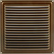 Миниатюра изображения товара Решетка вентиляционная Нора-М 175x175 с сеткой / 5618 (старая медь)