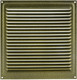 Миниатюра изображения товара Решетка вентиляционная Нора-М 200x200 с сеткой / 2182 (старая бронза)