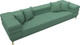 Миниатюра изображения товара Диван Лига Диванов Лига-021 / 123319 (рогожка амур зеленый)