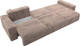 Миниатюра изображения товара Диван Лига Диванов Лига-036 НПБ Классик Лонг / 127675 (велюр Tower 05 бежевый)