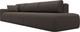 Миниатюра изображения товара Диван Лига Диванов Лига-036 НПБ Модерн Лонг подлокотник слева / 124211L (рогожка амур коричневый)