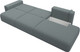 Миниатюра изображения товара Диван Лига Диванов Лига-036 НПБ Модерн Лонг подлокотник слева / 124213L (рогожка амур серый)