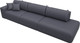 Миниатюра изображения товара Диван Лига Диванов Лига-036 НПБ Модерн Лонг подлокотник слева / 127693L (экокожа Grifon 15 серый)