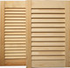Миниатюра изображения товара Дверца жалюзийная Альфалес 1015x444