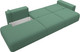 Миниатюра изображения товара Диван Лига Диванов Лига-036 НПБ Модерн Лонг подлокотник справа / 124212 (рогожка амур зеленый)
