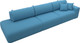 Миниатюра изображения товара Диван Лига Диванов Лига-036 НПБ Модерн Лонг подлокотник справа / 124746 (рогожка амур голубой)