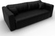 Миниатюра изображения товара Диван Лига Диванов Лига-062 НПБ / 130273 (экокожа Grifon 18 черный)