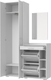 Миниатюра изображения товара Секция в прихожую Кортекс-мебель Лара СП6 (белый)
