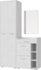 Миниатюра изображения товара Секция в прихожую Кортекс-мебель Лара СП6 (белый)