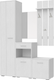 Миниатюра изображения товара Секция в прихожую Кортекс-мебель Лара СП10 (белый)