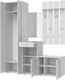 Миниатюра изображения товара Секция в прихожую Кортекс-мебель Лара СП11 (белый)