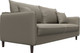 Миниатюра изображения товара Диван Лига Диванов Лига-064 НПБ / 129927 (экокожа Grifon 04 бежевый)