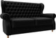 Миниатюра изображения товара Диван Лига Диванов Лига-069 НПБ / 130331 (экокожа Grifon 18 черный)