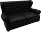 Миниатюра изображения товара Диван Лига Диванов Лига-069 НПБ / 130331 (экокожа Grifon 18 черный)