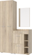 Миниатюра изображения товара Секция в прихожую Кортекс-мебель Лара СП6 (дуб сонома)