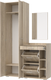 Миниатюра изображения товара Секция в прихожую Кортекс-мебель Лара СП6 (дуб сонома)