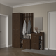 Миниатюра изображения товара Секция в прихожую Кортекс-мебель Лара СП7 (венге)