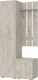 Миниатюра изображения товара Секция в прихожую Кортекс-мебель Лара СП8 (дуб монтерей)