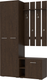 Миниатюра изображения товара Секция в прихожую Кортекс-мебель Лара СП9 (венге)