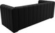 Миниатюра изображения товара Диван Лига Диванов Лига-073 / 129992 (экокожа Grifon 18 черный)
