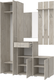 Миниатюра изображения товара Секция в прихожую Кортекс-мебель Лара СП10 (дуб монтерей)