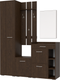 Миниатюра изображения товара Секция в прихожую Кортекс-мебель Лара СП12 (венге)
