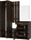 Миниатюра изображения товара Секция в прихожую Кортекс-мебель Лара СП12 (венге)
