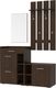 Миниатюра изображения товара Секция в прихожую Кортекс-мебель Лара СП13 (венге)