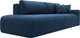Миниатюра изображения товара Диван Лига Диванов Лига-036 НПБ Модерн подлокотник справа / 127707 (велюр Brut 11 синий)