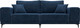 Миниатюра изображения товара Диван Лига Диванов Льюес / 126690 (велюр Brut 11 синий)